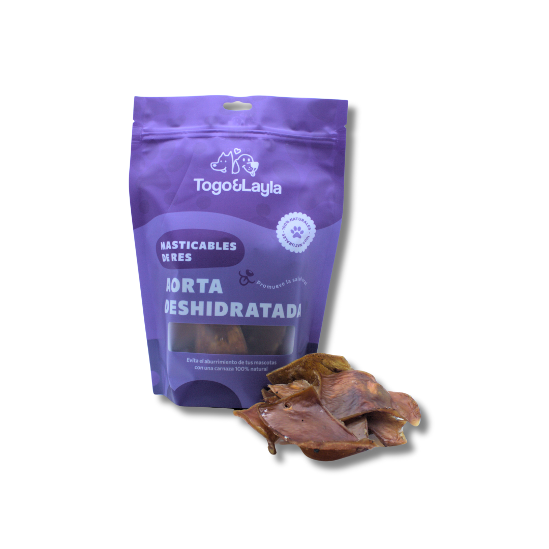 Aorta de Res Deshidratada para Perros