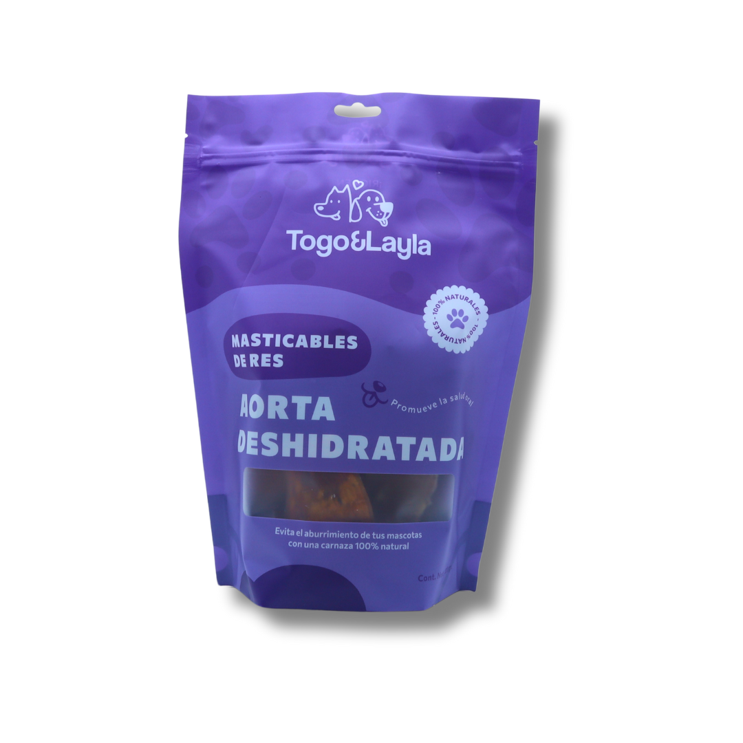 Aorta de Res Deshidratada para Perros