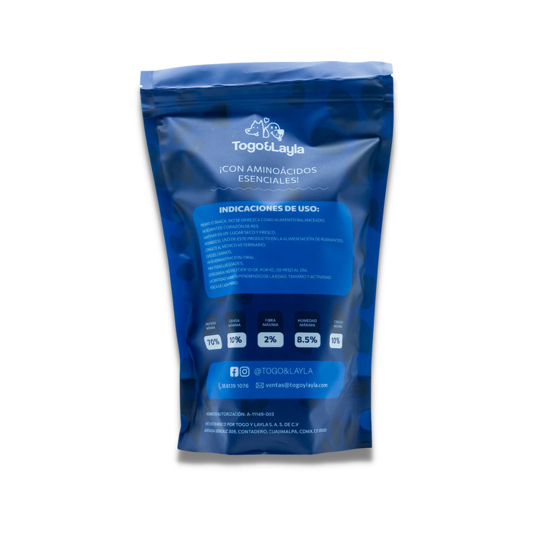 Paquete Layla de Corazón, Hígado y Pulmón 360 G para Perros