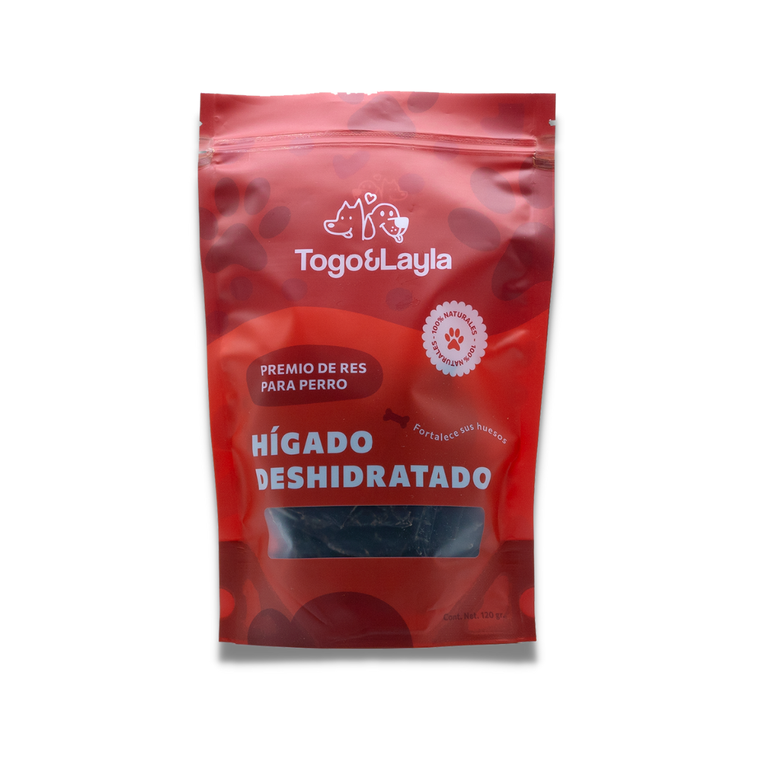 Premios para Perro de Hígado de Res Deshidratado