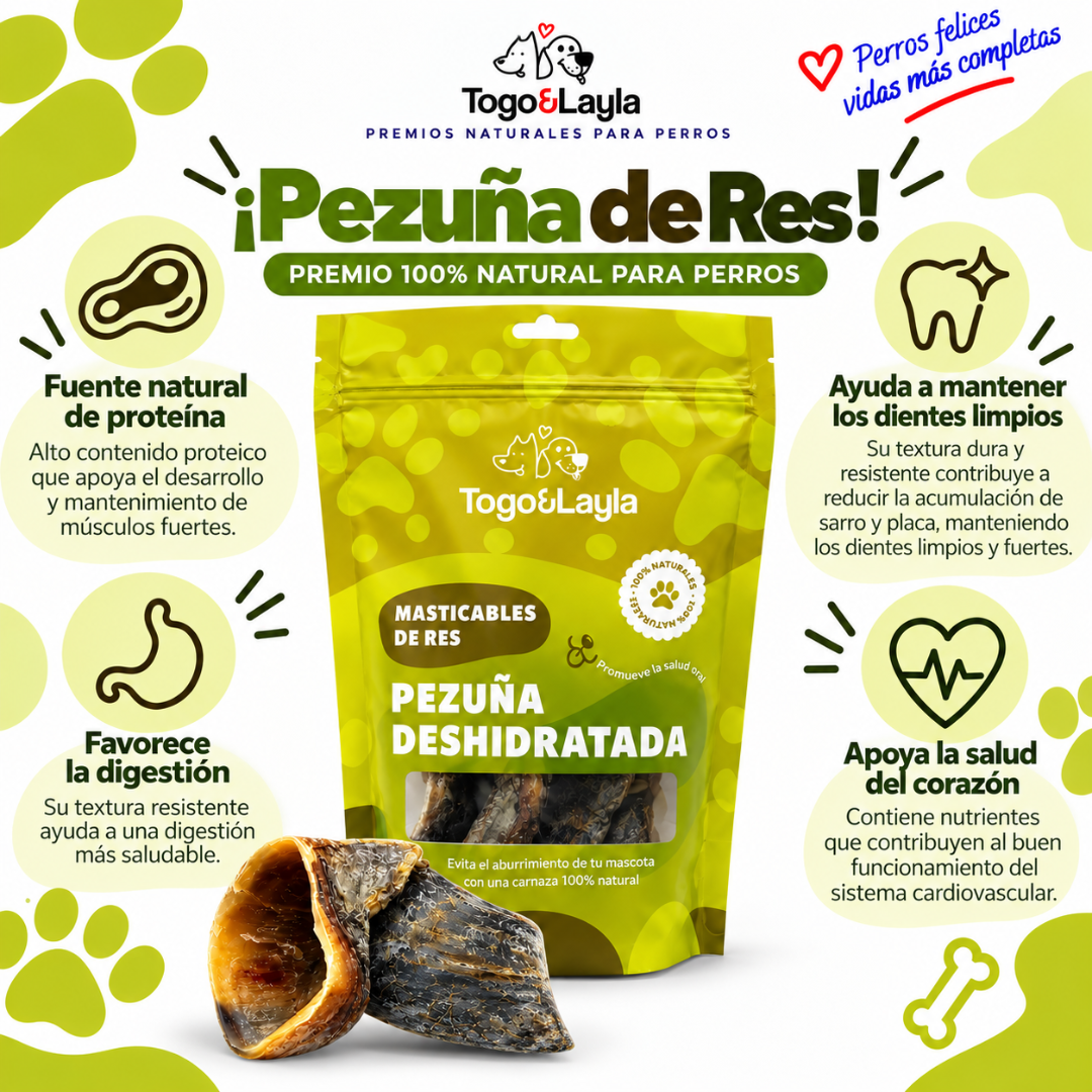 Paquete de 3 Pezuñas de 6 Piezas para Perros