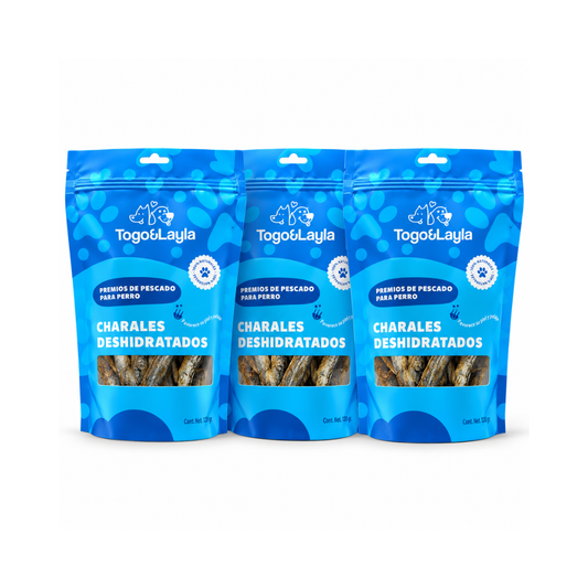 Paquete de 3 Charales de 360 Gramos para Perros