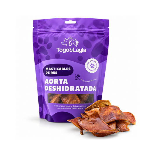 Aorta de Res Deshidratada para Perros