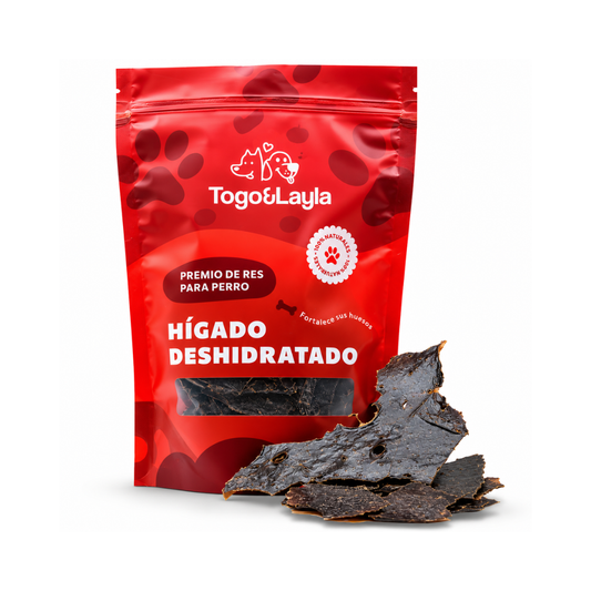 Hígado de Res Deshidratado para Perros