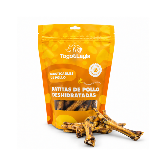 Patas de Pollo Deshidratadas para Perros